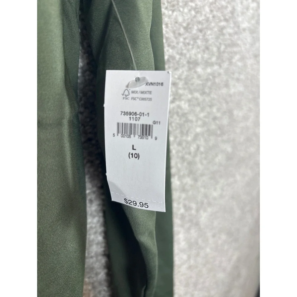 GAP Athletic EST 1969 Long Sleeve Athletic T Shirt Top Kids Olive Green Large 10